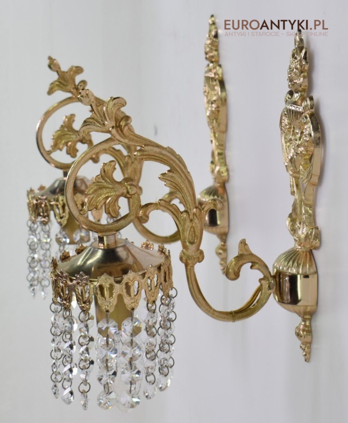 kryształowe kinkiety kryształowe kinkiety